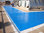 Cobertor de invierno para piscinas azul negro