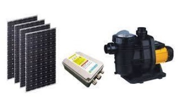 Solar energy pump system for pools