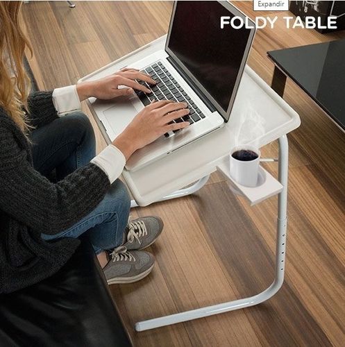 Folding Table with Coasters FoldyTable