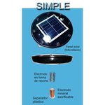 Electrodo central de cobre para desinfección solar
