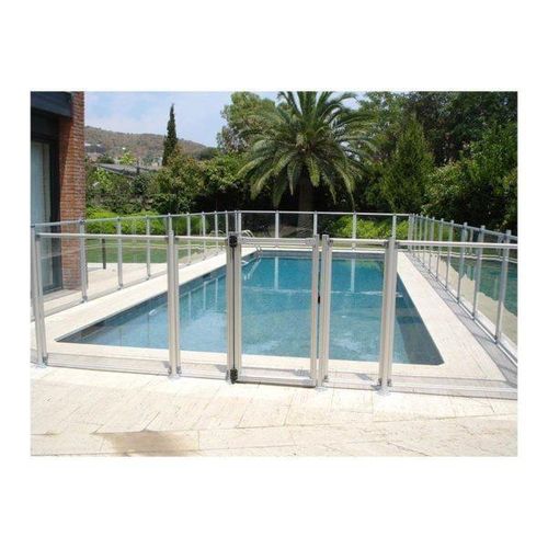 Gate for pool fence Flash Transparent