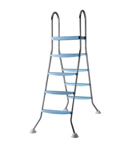 Stainless steel ladder 2x4 steps with platform