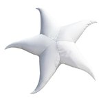Cojín con forma de Estrella Marina color blanco